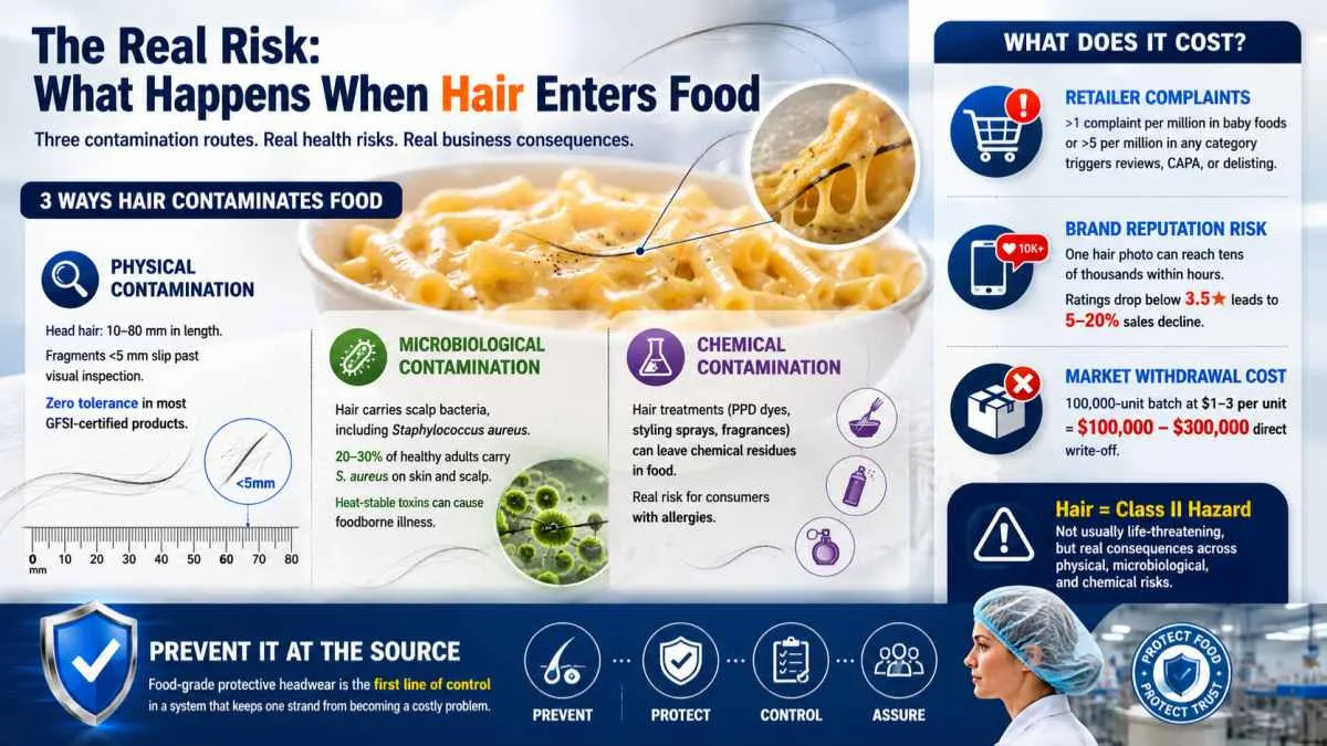 What Happens When Hair Enters Food